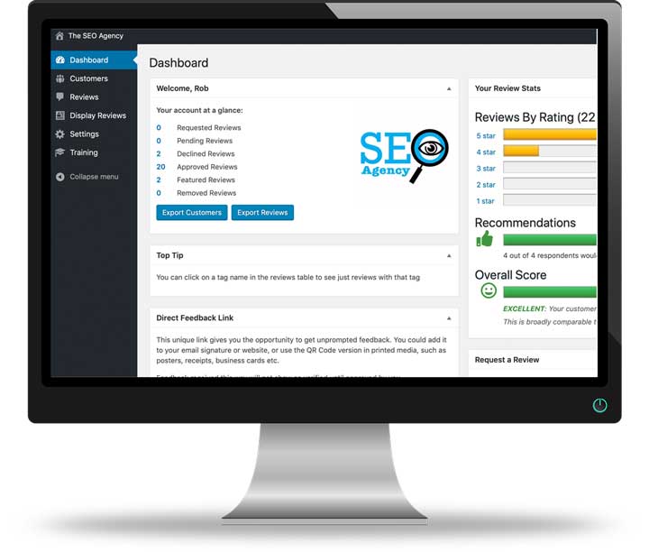 White label review management software by RatingScoop